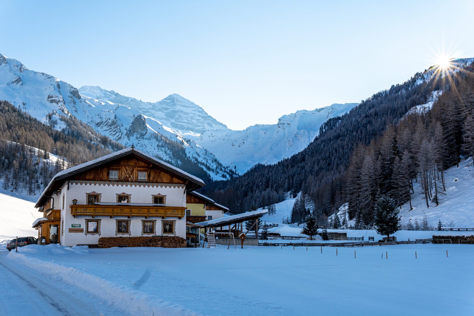 Außenansicht im Winter